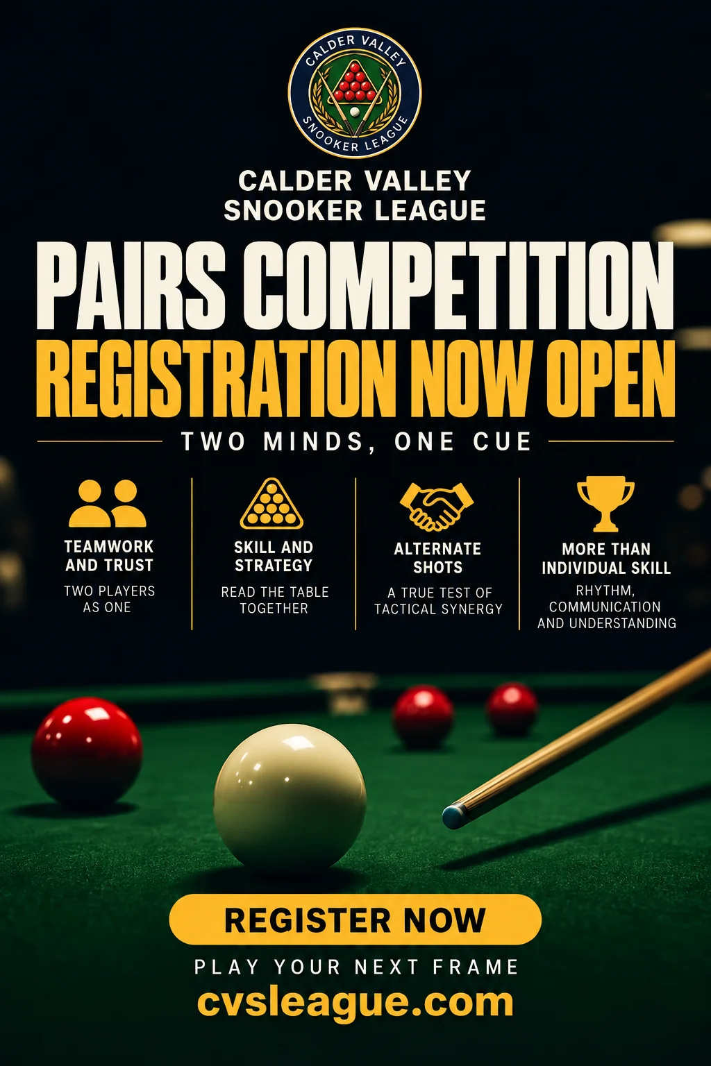 Register for the Pairs Competition
