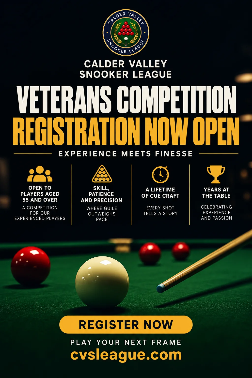 Register for the Veterans Competition